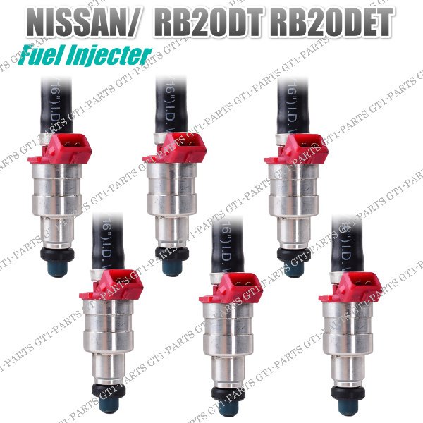日産 スカイライン R32 HCR32 HNR32 RB20T RB20DT RB20DET  フューエルインジェクター 燃料インジェクター 6本セット拍卖
