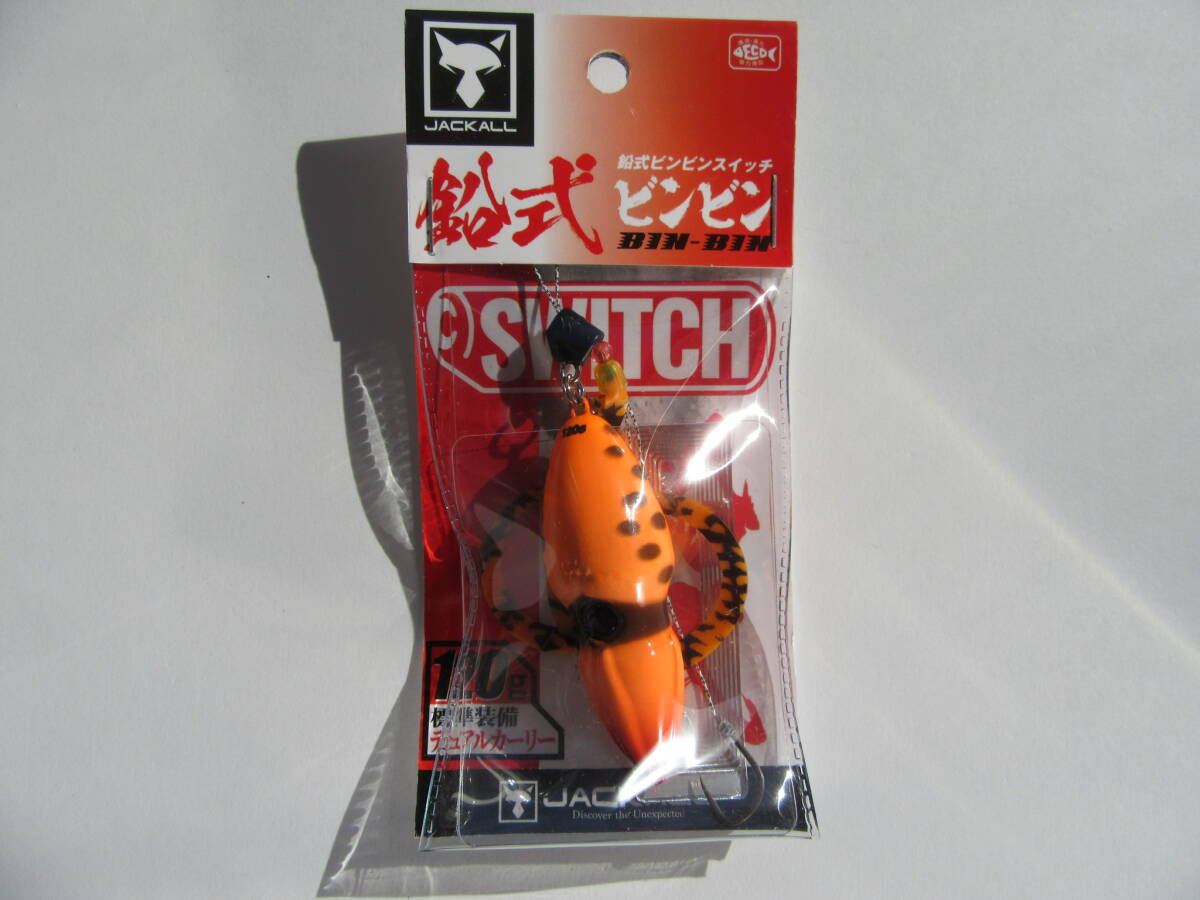 JACKALL NAMARISHIKI BINBIN SWITCH 120g ジャッカル 鉛式 ビンビンスイッチ タイラバ 鯛拍卖