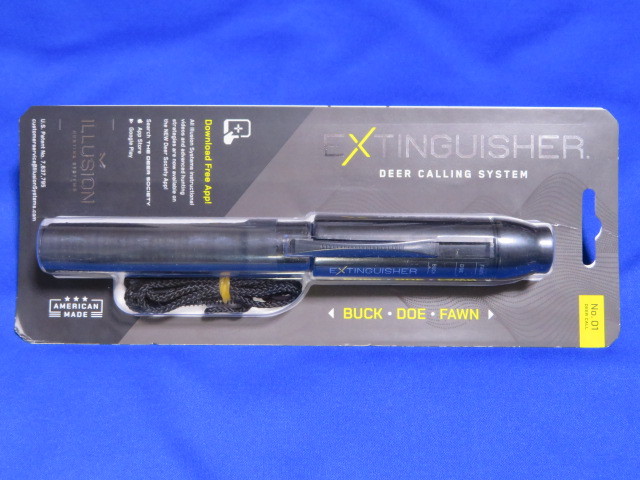 鹿笛 EXTINGUISHER スライドテクノロジー ディアコーリングシステム 数種の鳴き声を切替可能・これ一本で簡単に出せる 狩猟 観察 駆除に拍卖
