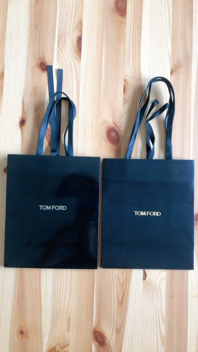 TOM FORD トムフォード ショップ紙袋 ミニサイズ2枚拍卖