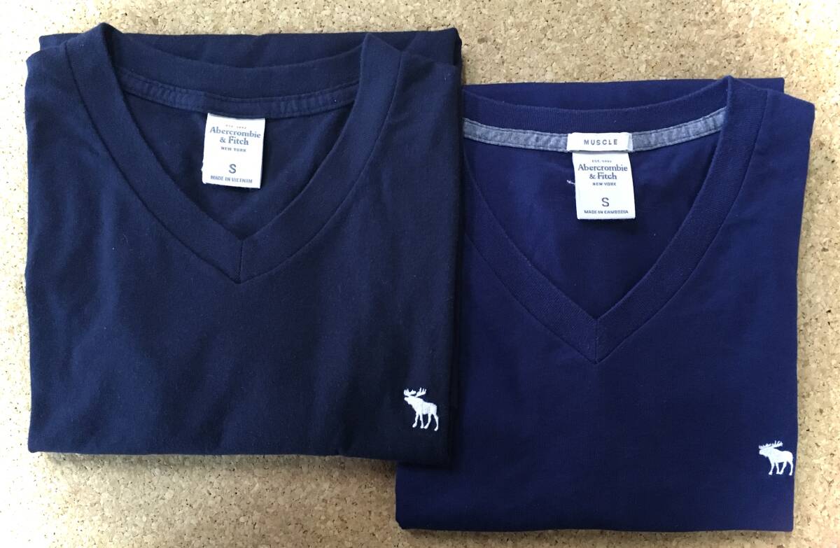 Abercrombie & Fitch ■ Tシャツ2枚セット size ; S《USED》拍卖