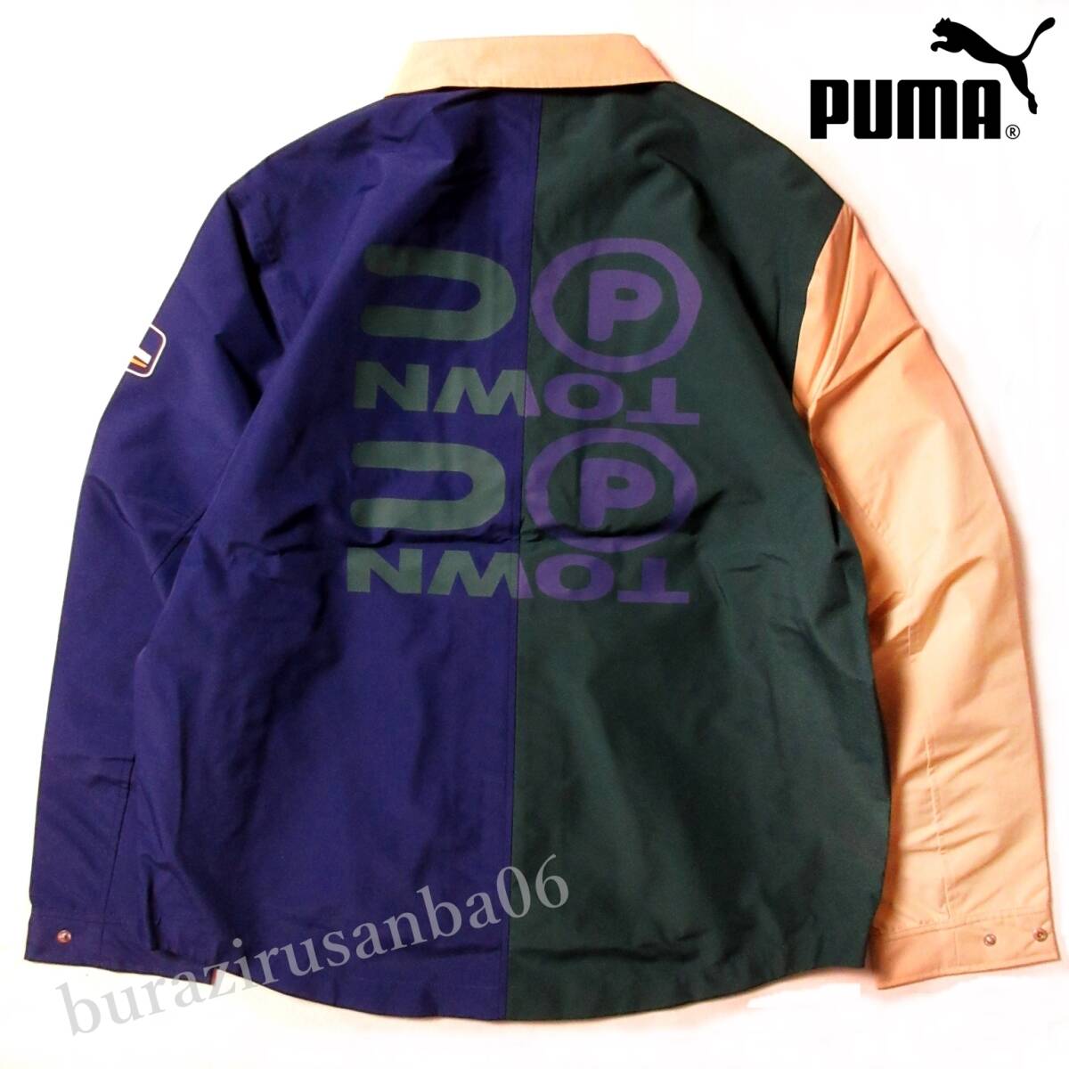 US/S 大き目◆未使用 定価27,500円 PUMA プーマ UPTOWN JACKET stormCELL ジャケット 撥水 カラーブロック クレイジーパターン 535806拍卖