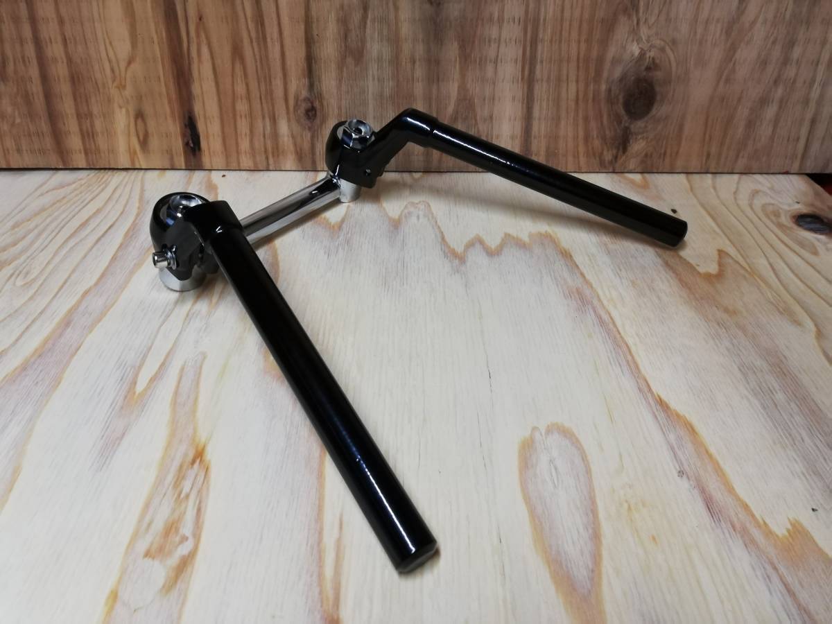 送料込み CBX400F純正タイプ ハンドル 黒+35π変換キット/汎用35パイ 旧車ハンZ750FX ゼファーΧ GPZ400F2 ZRX2バリオスZ2拍卖