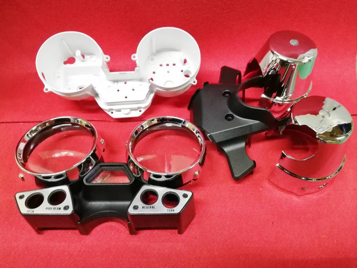 送料込み メーターカバー XJR400R 後期/ XJR400 外装 RH02Jメーターケース メーター カバーXJR1200メッキ4HM拍卖