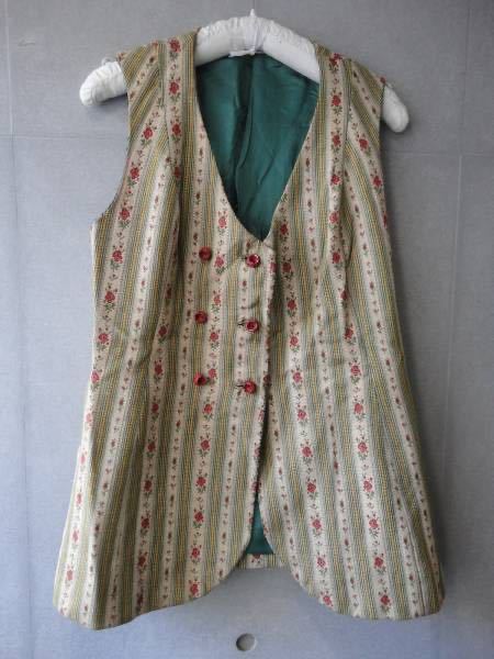 ★60s ヴィンテージ ベルギー ベスト フラワー ダブル レア ブリュッセル アントワープ ゲント拍卖