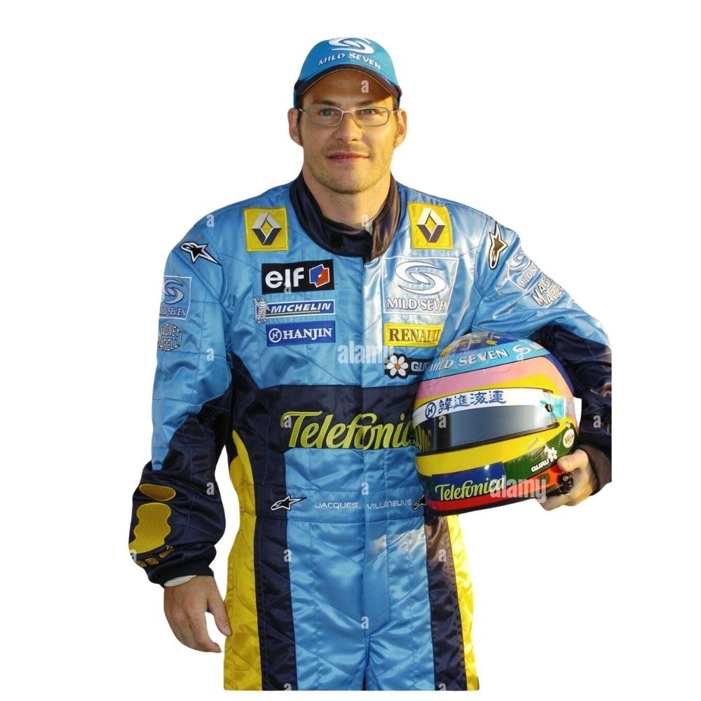 海外 高品質 送料込み ジャック・ヴィルヌーヴ  2004s F1 レーシングスーツ サイズ各種 レプリカ カスタム  3拍卖