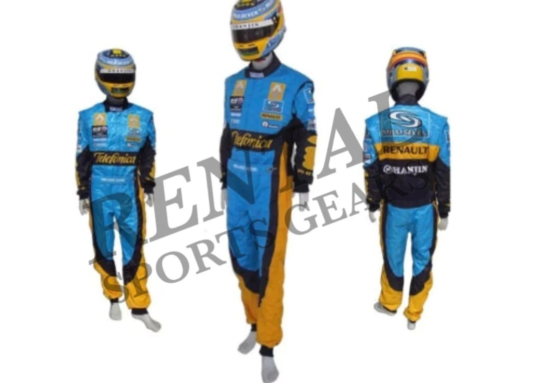 海外 高品質 送料込み フェルナンド・アロンソ Alpine 2006 model F1 レーシングスーツ サイズ各種 レプリカ カスタム対応拍卖