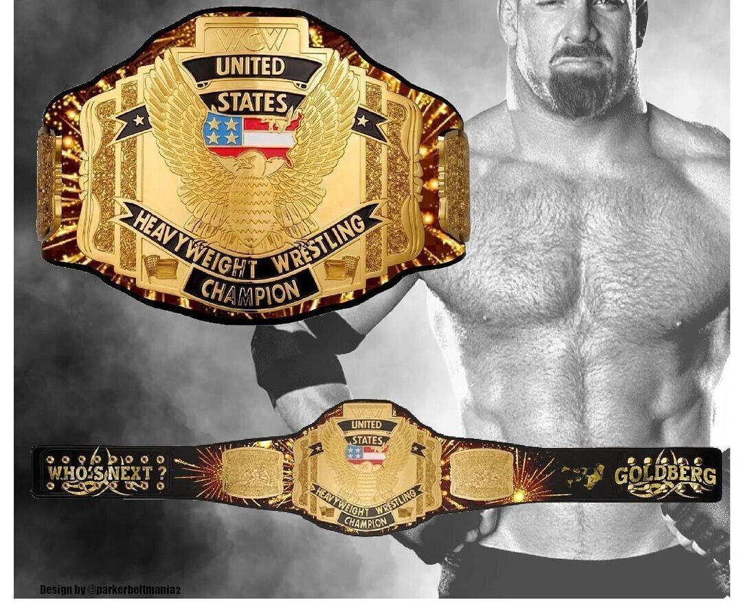海外 限定品 送料込み プロレス WCW US Bill Goldberg Signature Series Wrestling  チャンピオン 優勝 ベルト 高品質 レプリカ 3拍卖