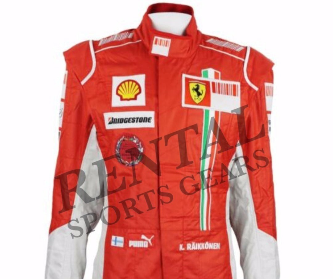 海外 高品質 送料込み キミ・ライコネン  F1   刺繍ワッペン レーシングスーツ サイズ各種 レプリカ カスタム対応 2拍卖