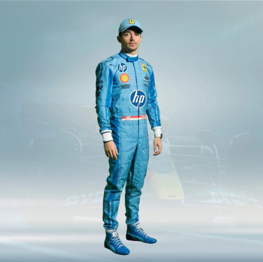 海外 高品質 送料込み シャルル・ルクレール F1 Miami GP スクーデリア  2024   レーシングスーツ サイズ各種 レプリカ カスタム拍卖