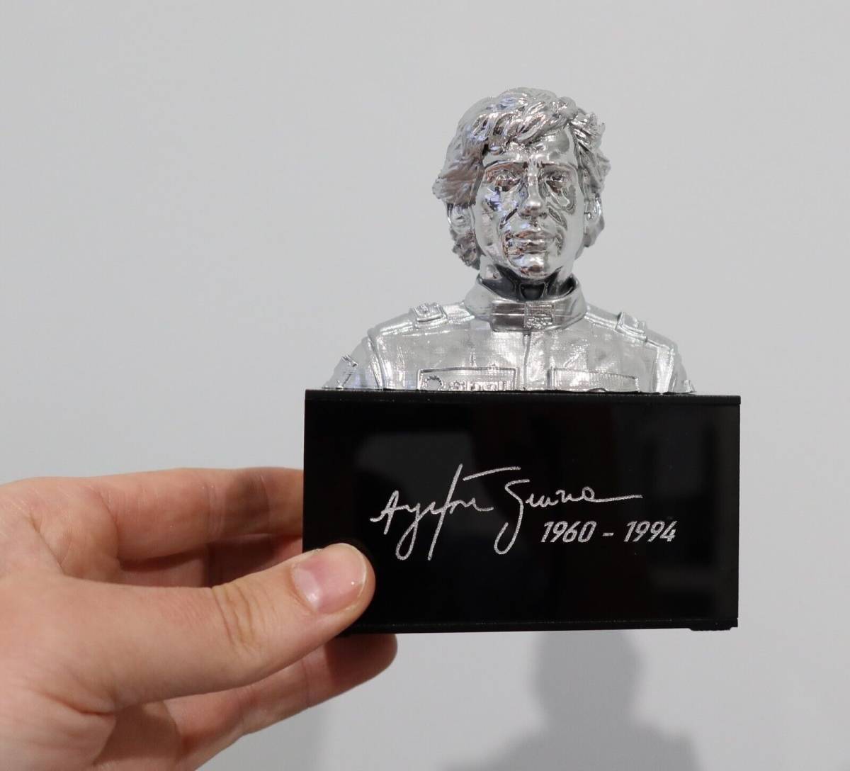 海外 限定品 送料込み アイルトン・セナ Ayrton Senna  F1 Head Statue Display Handmade  フィギュア拍卖
