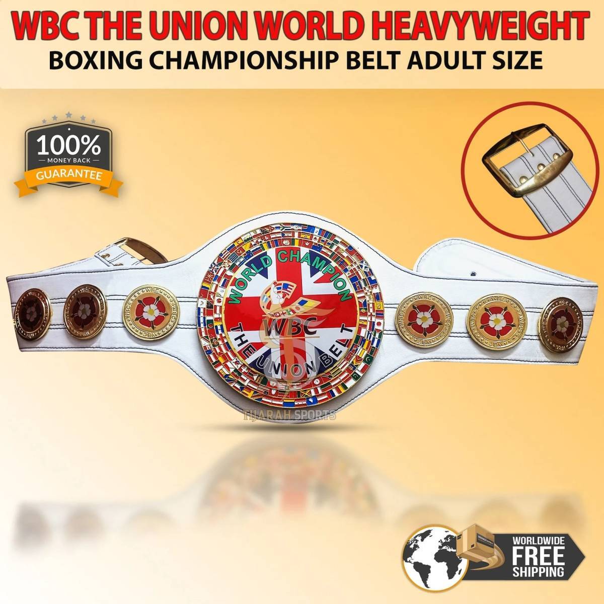 海外 限定品 送料込み ボクシング WBC World Championship Boxing チャンピオン 優勝 ベルト 高品質 等身大サイズ レプリカ  17拍卖