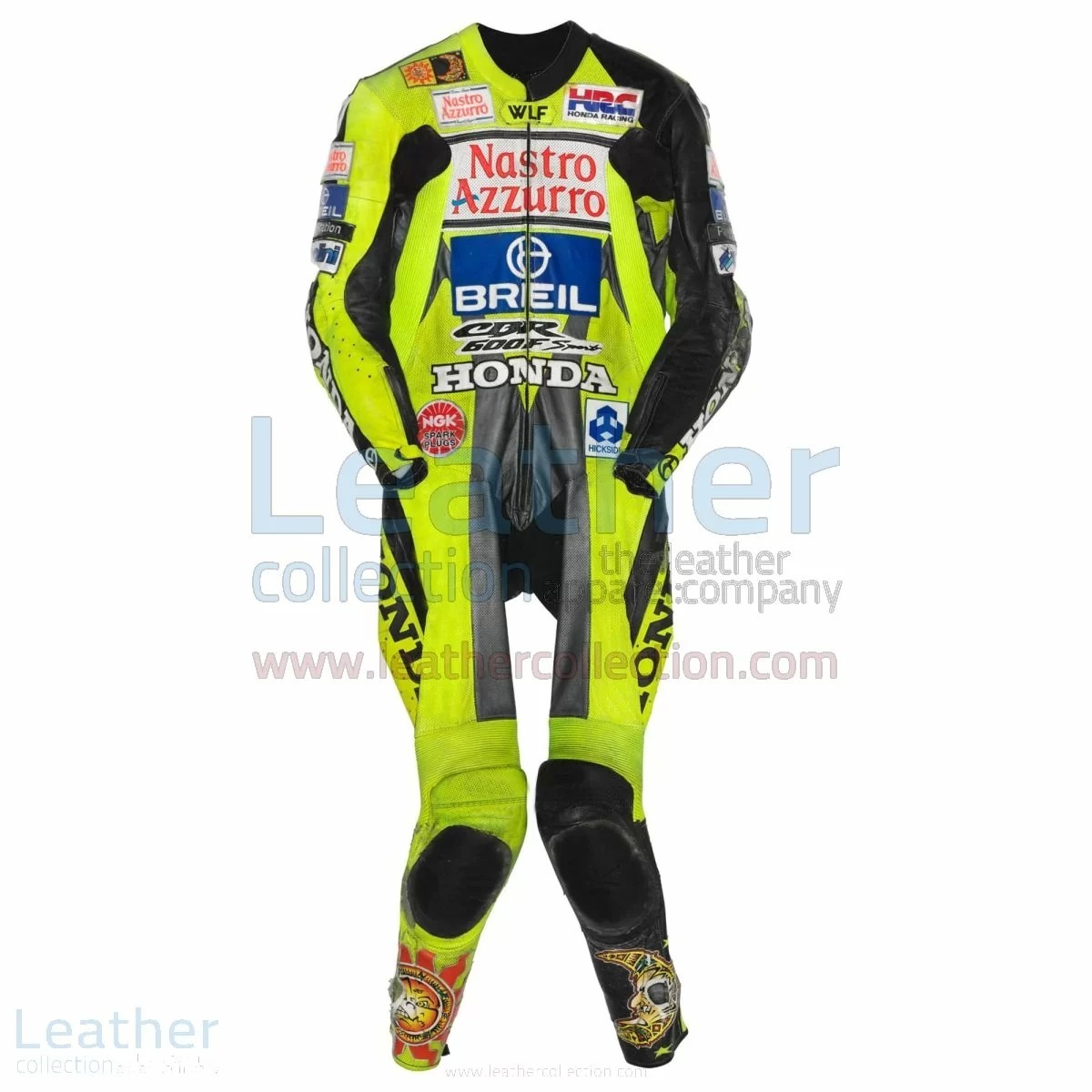 海外 高品質 送料込み バレンティーノ・ロッシ Motogp46 CBR 600 GP 2000 レザーレーシングスーツ サイズ各種 レプリカ カスタム可能拍卖
