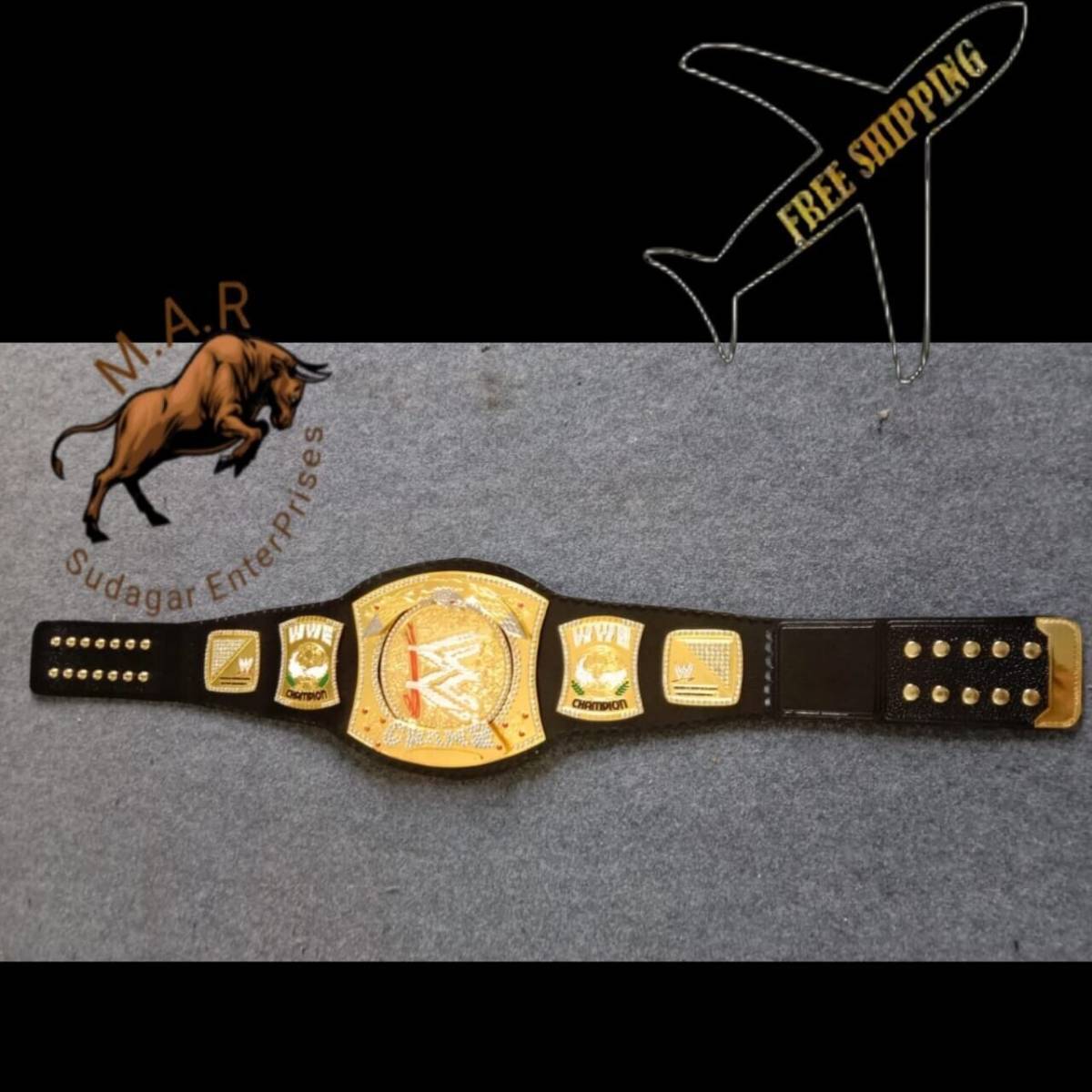 海外 限定品 送料込み プロレス Spinner Championship チャンピオン 優勝 ベルト 高品質 レプリカ 5拍卖