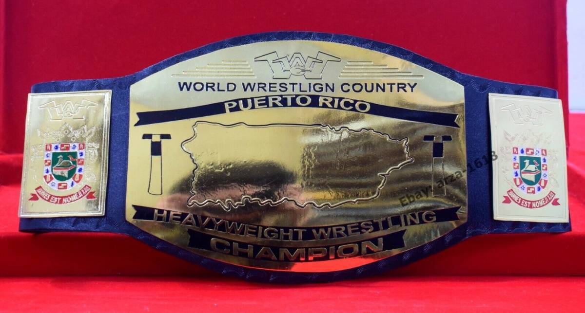 海外 限定品 送料込み プロレス WWC Caribbean Heavyweight Wrestling チャンピオン 優勝 ベルト 高品質 レプリカ 7拍卖