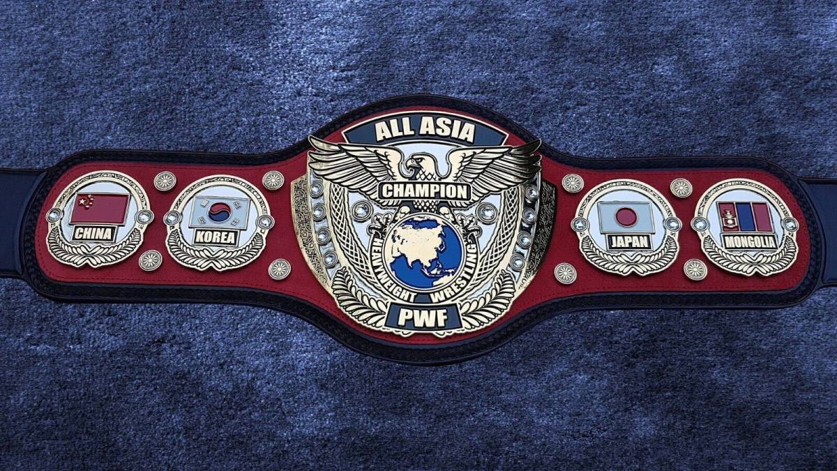 海外 限定品 送料込み プロレス All Japan Pro-Wrestling PWF Asia チャンピオン 優勝 ベルト 高品質 レプリカ 5拍卖
