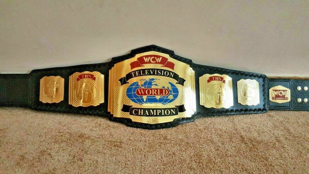 海外 限定品 送料込み プロレス WCW World Hard Core Wrestling チャンピオン 優勝 ベルト 高品質 レプリカ 3拍卖