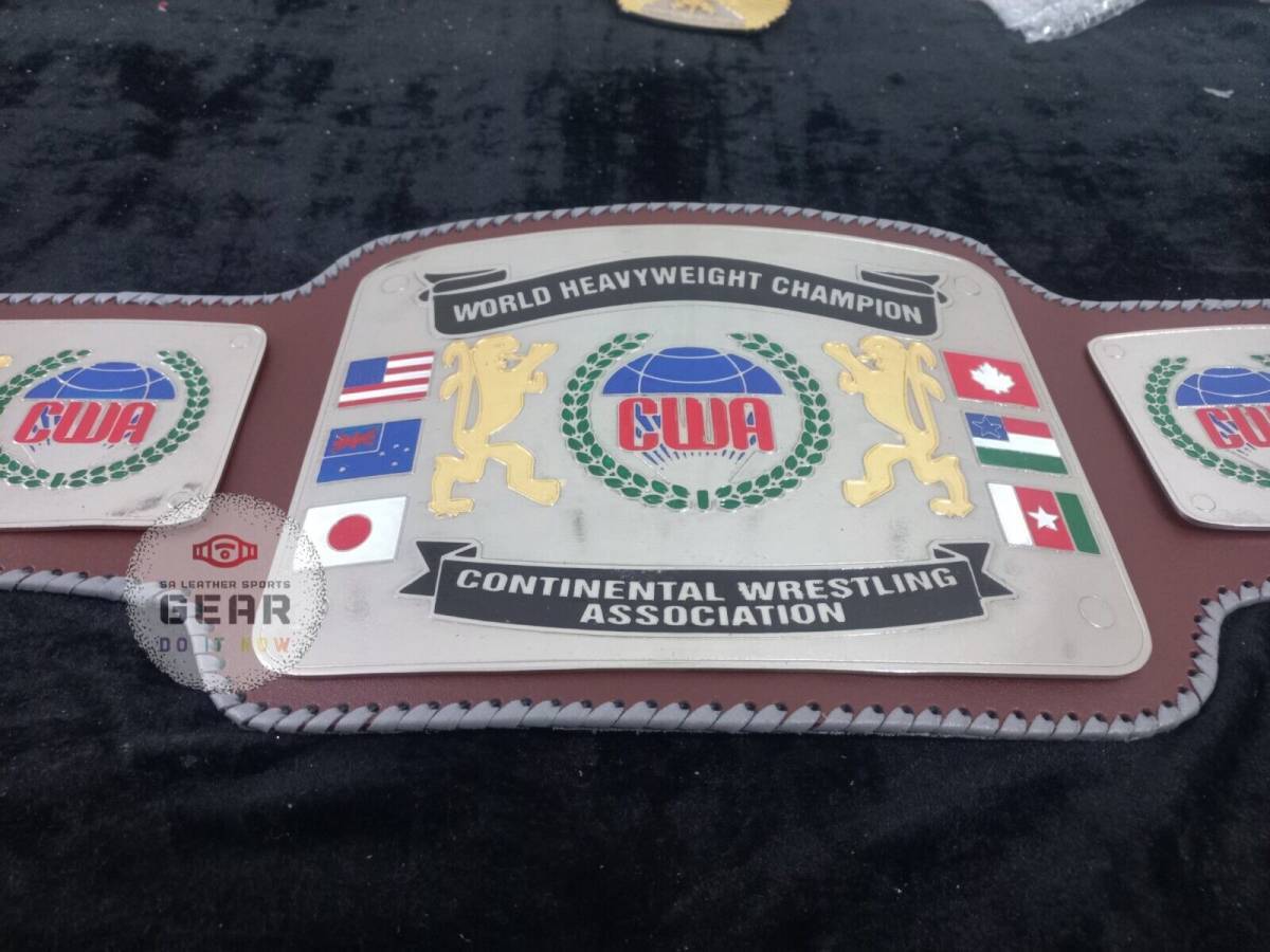 海外 限定品 送料込み プロレス Cwa World Heavyweight Wrestling チャンピオン 優勝 ベルト 高品質 等身大サイズ レプリカ  18拍卖