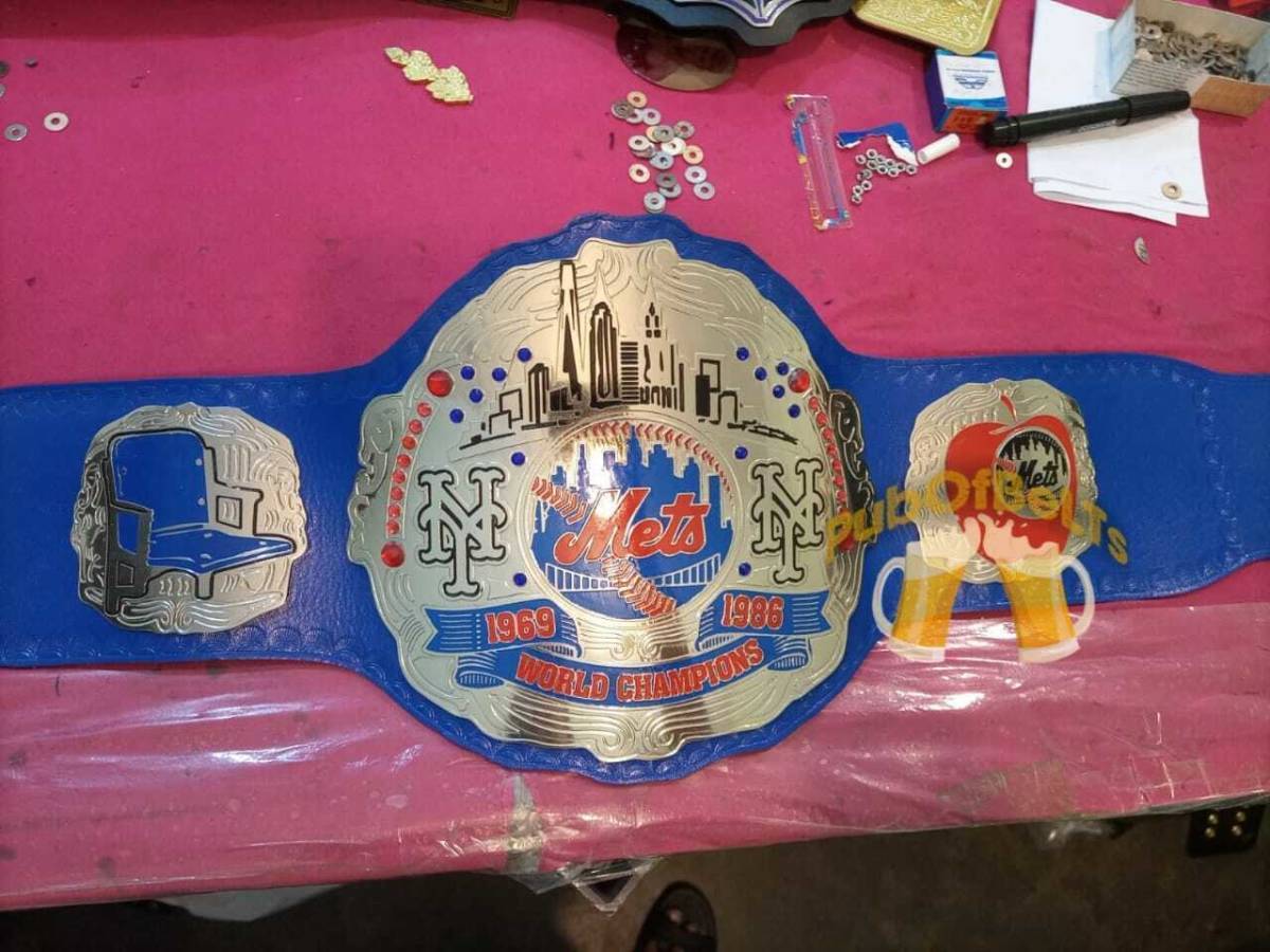 海外 限定品 送料込み NFL New York METS  チャンピオン 優勝 ベルト 高品質 レプリカ 2拍卖