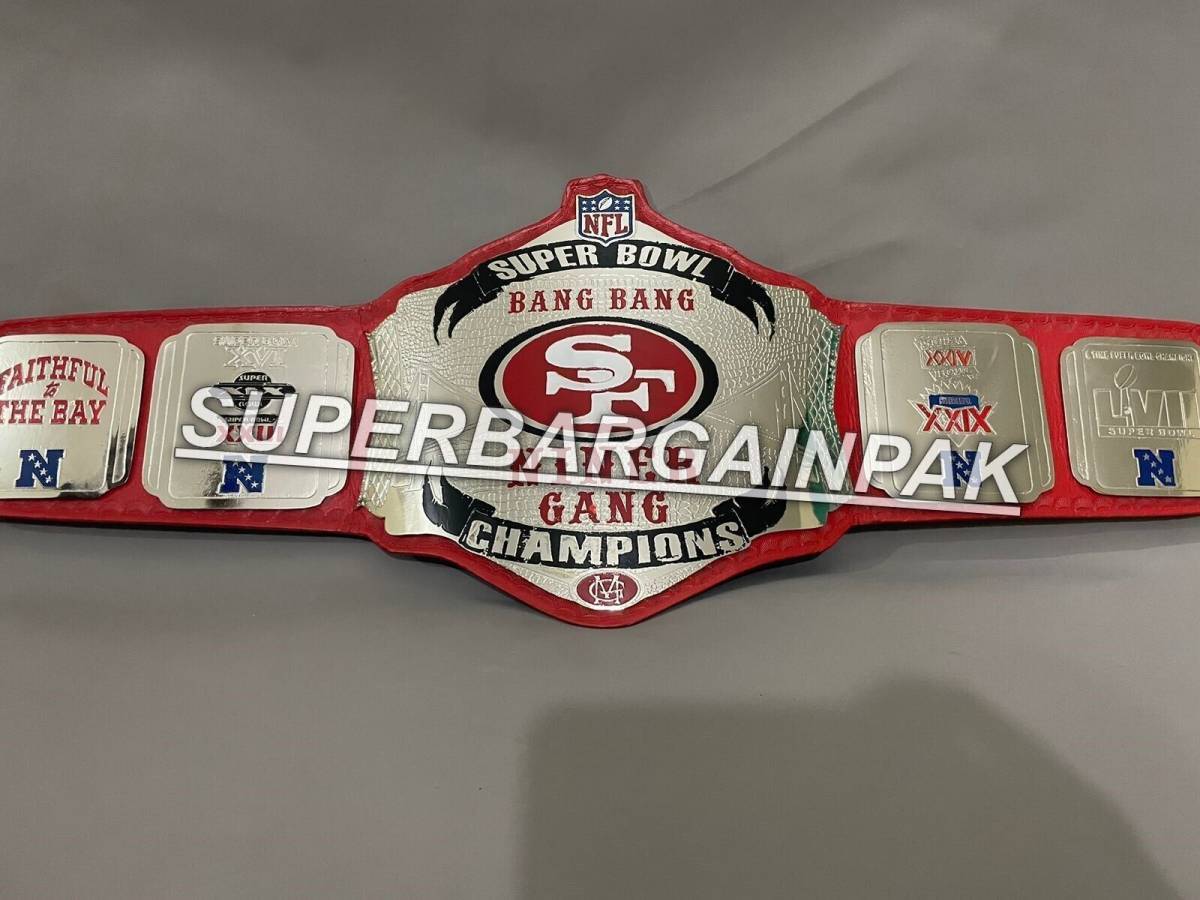 海外 限定品 送料込み SF 49ers Championshipプロレス チャンピオン 優勝 ベルト 高品質 レプリカ 2拍卖
