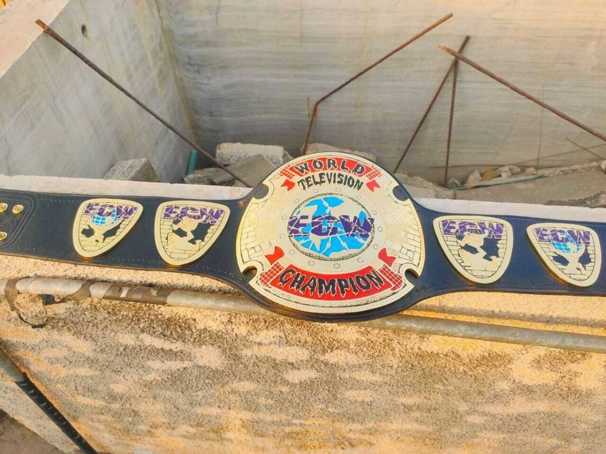 海外 限定品 送料込み プロレス ECW WORLD TELEVISION WRESTLING CHAMPIONSHIP チャンピオン 優勝 ベルト 高品質 レプリカ 5拍卖