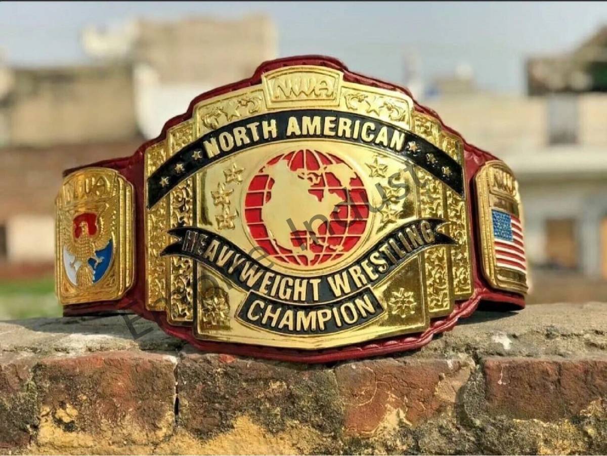 海外 限定品 送料込み NWA North USA Heavyweight プロレス チャンピオン 優勝 ベルト 高品質 レプリカ 3拍卖