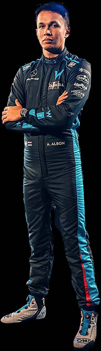 海外 高品質 送料込み アレクサンダー・アルボン Williams Racing 2022 レーシングスーツ サイズ各種 レプリカ カスタム対応拍卖