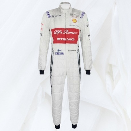 海外 高品質 送料込み キミ・ライコネン F1 Kimi Raikkonen 2019  レーシングスーツ サイズ各種 レプリカ カスタム拍卖