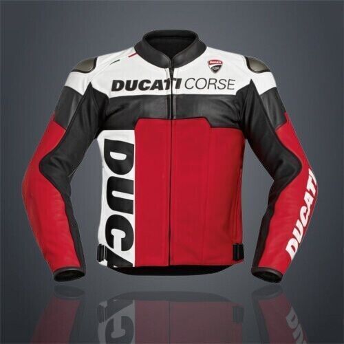 海外 高品質 送料込み DUCATI CORSE  ドゥカティ・コルセ レザーレーシング ジャケット サイズ各種 レプリカ カスタム可能 12拍卖