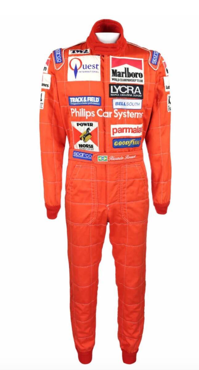 海外 高品質 送料込み リカルド・ロセット1996 Ricardo Rosset  F1 レーシングスーツ サイズ各種 レプリカ カスタム 5拍卖