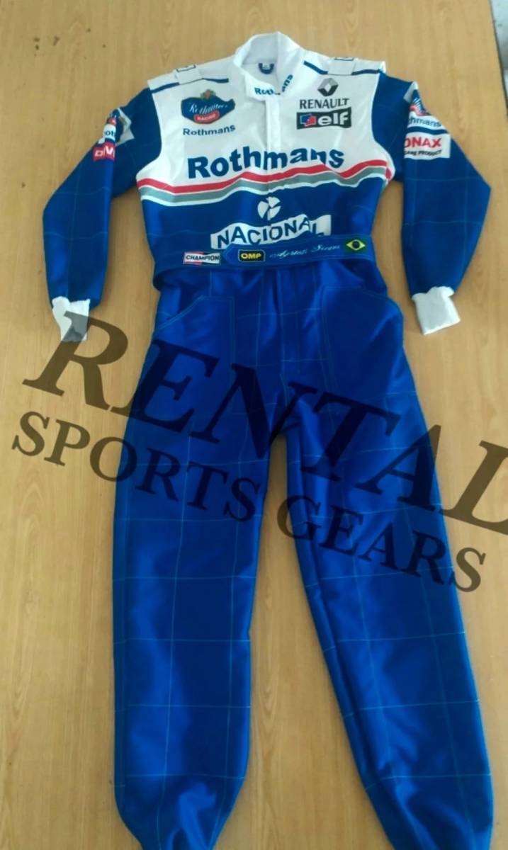 海外 高品質 送料込み  アイルトン・セナ F1 Ayrton Senna Rothmans Suit 1994 レーシングスーツ サイズ各種 レプリカ カスタム対応拍卖