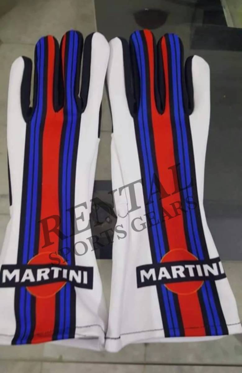海外 高品質 送料込み F1 Martini Great  レーシンググローブ サイズ各種 レプリカ拍卖