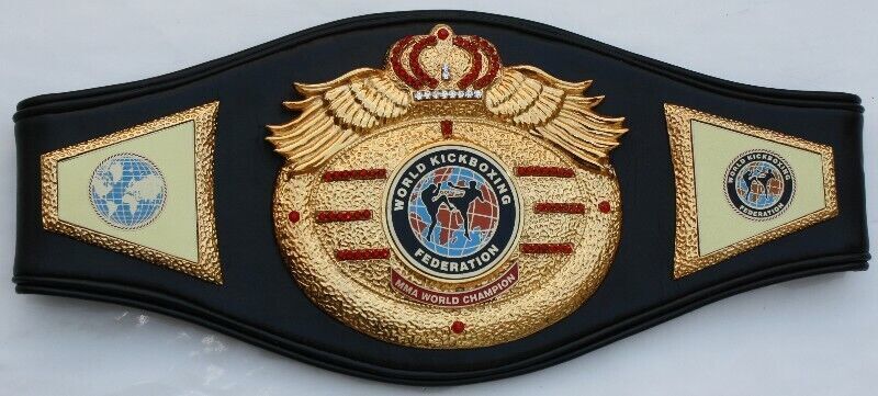海外 限定品 送料込み 世界空手連盟 WKF チャンピオン 優勝 ベルト 高品質 等身大サイズ レプリカ  20拍卖