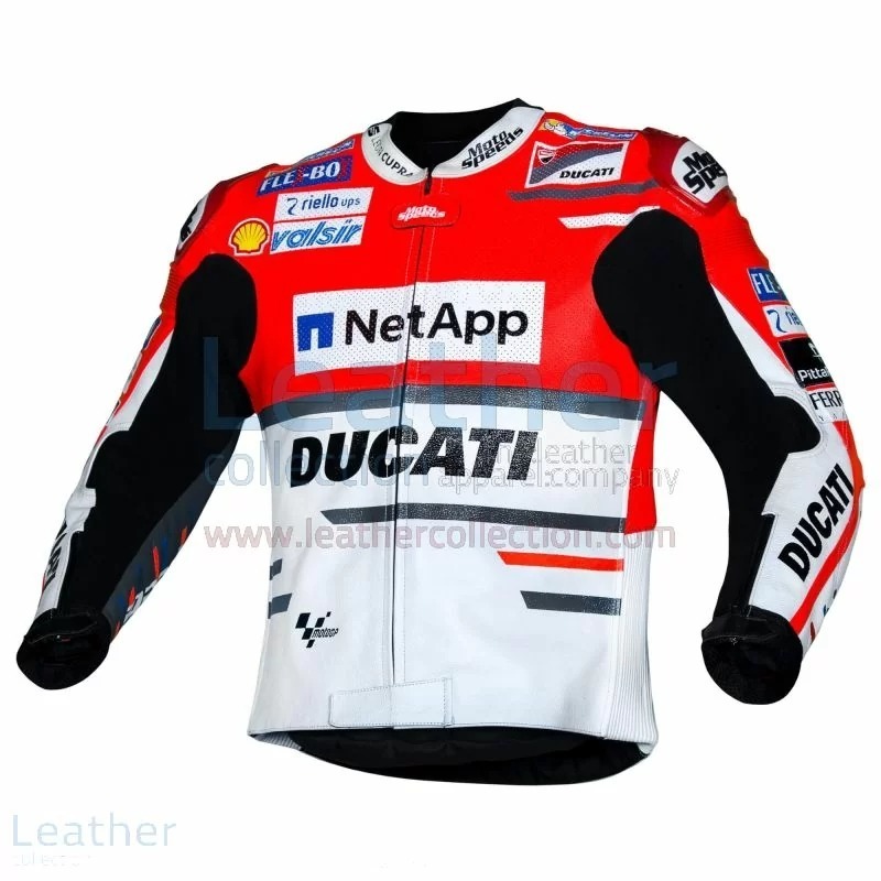 海外 高品質送料込み アンドレア・ドヴィツィオーゾ ドゥカティ・コルセ DUCATI CORSE レザーレーシング ジャケット サイズ各種 レプリカ拍卖
