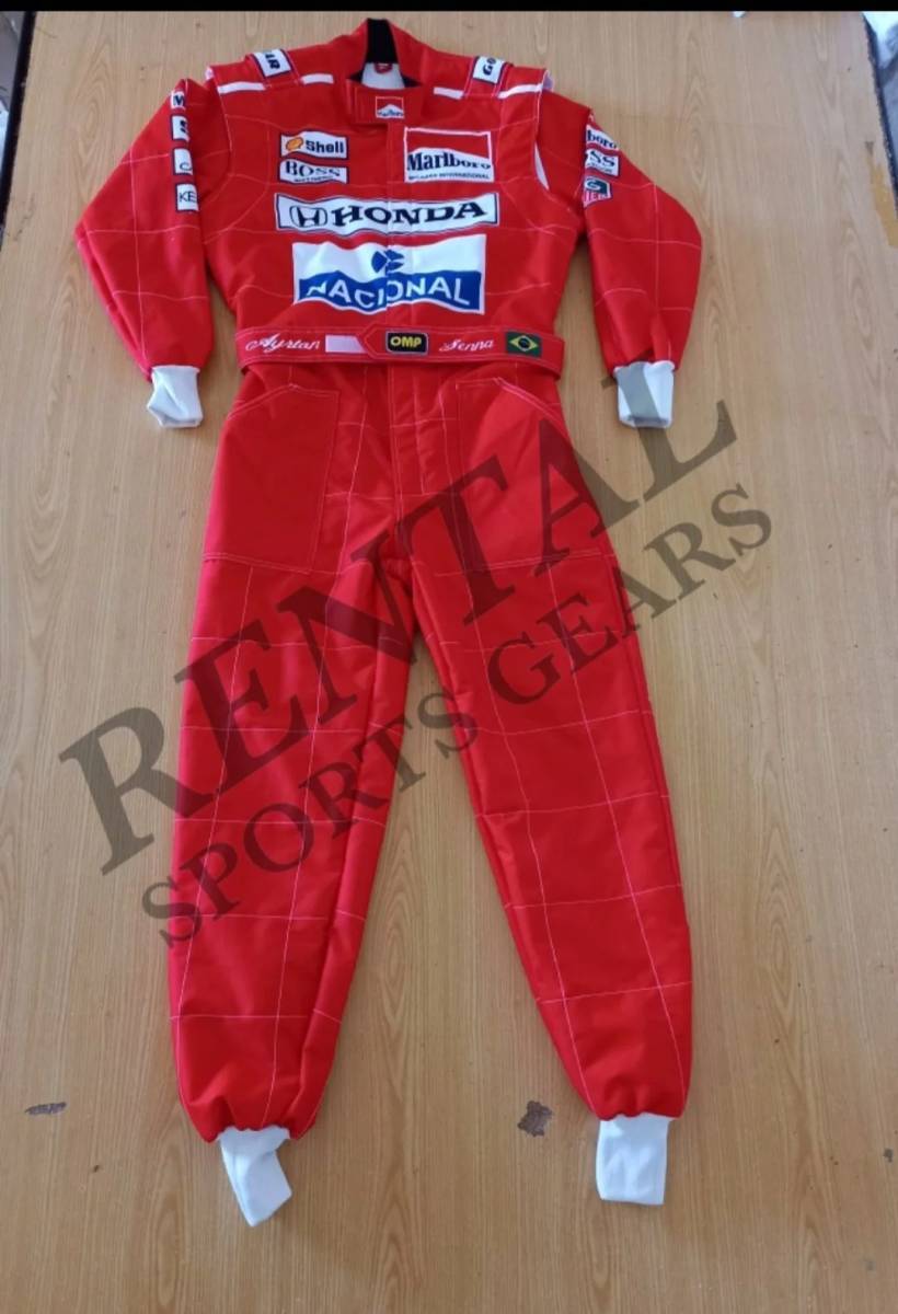 海外 高品質 送料込み アイルトン・セナ Ayrton Senna 1991 F1 レーシングスーツ サイズ各種 レプリカ カスタム対応拍卖
