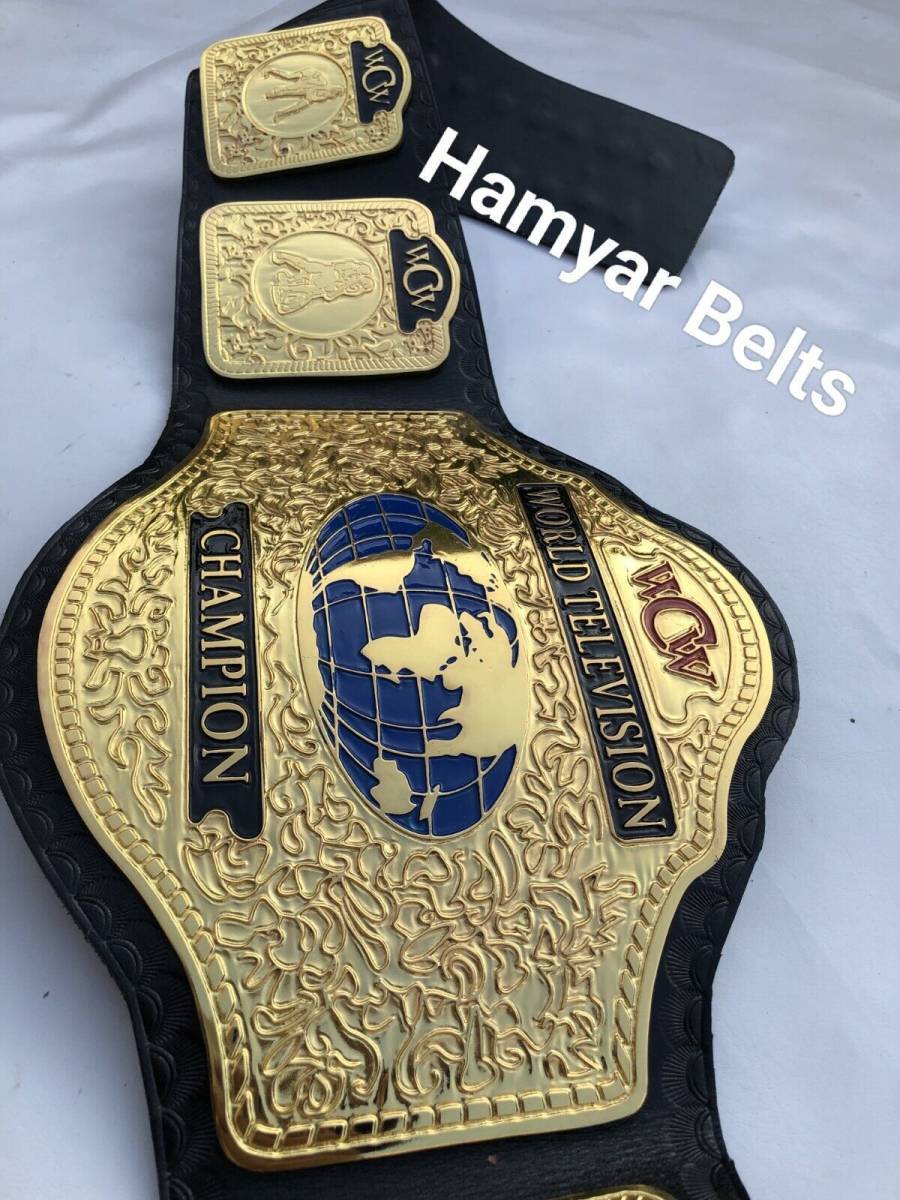 海外 限定品 送料込み プロレス Wcw World Television Championship チャンピオン 優勝 ベルト 高品質 レプリカ 5拍卖