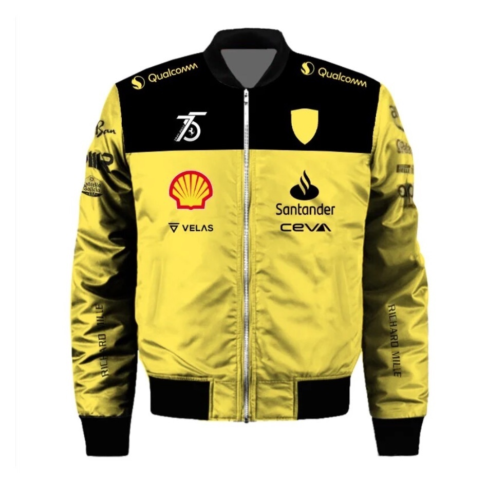 海外 高品質 送料込み シャルル・ルクレール カルロス・サインツ  F1 ジャケット サイズ各種 レプリカ カスタム対応 5拍卖