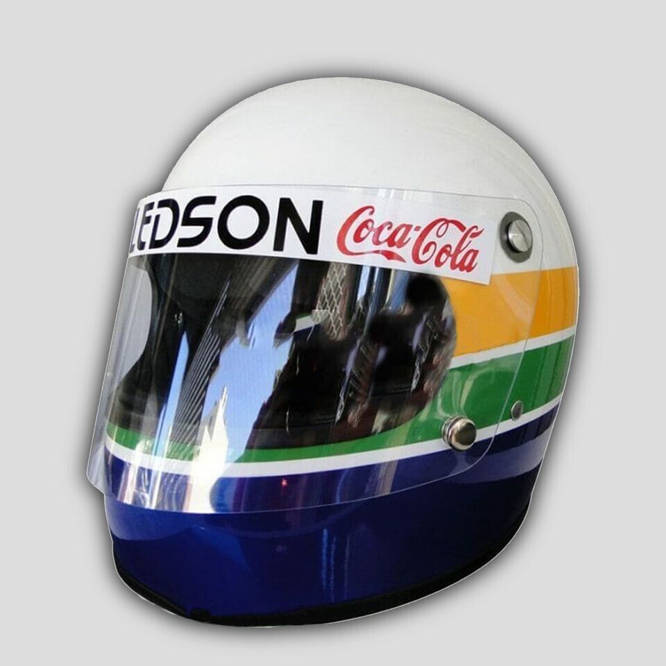 海外 高品質 送料込み アイルトン・セナ  F1 ヘルメット 等身大サイズ 1977  レプリカ 高品質拍卖