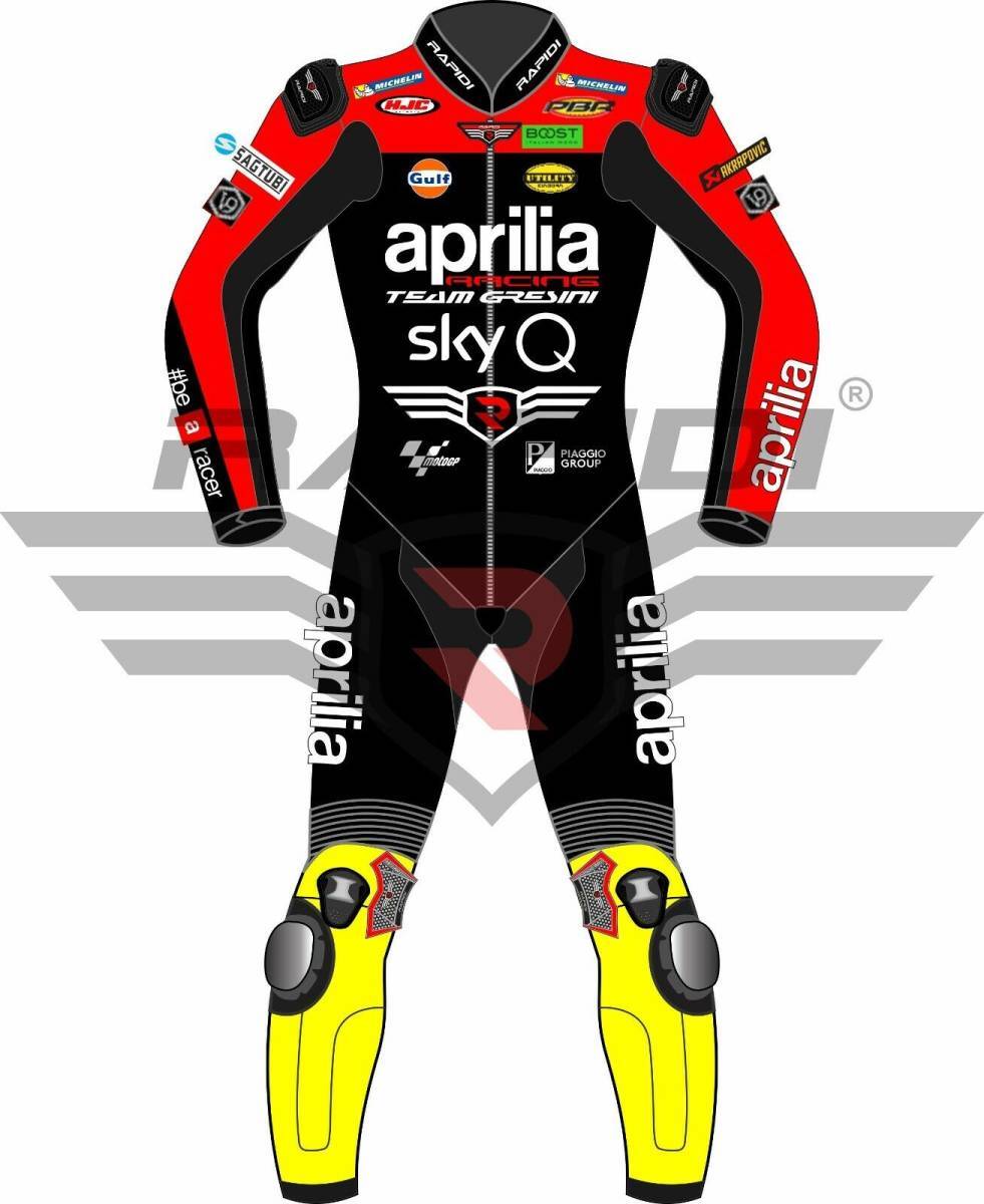 海外 限定品 送料込み アプリリア aprilia Motogp  レザーレーシングスーツ サイズ各種 レプリカ 高品質 8拍卖