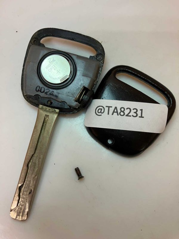 @TA8231 希少 トヨタ 純正 グレー基盤 キーレス リモコン クラウン 15系 ハイエース ハリアー クラウンマジェスタ マークII等 1ボタン等拍卖