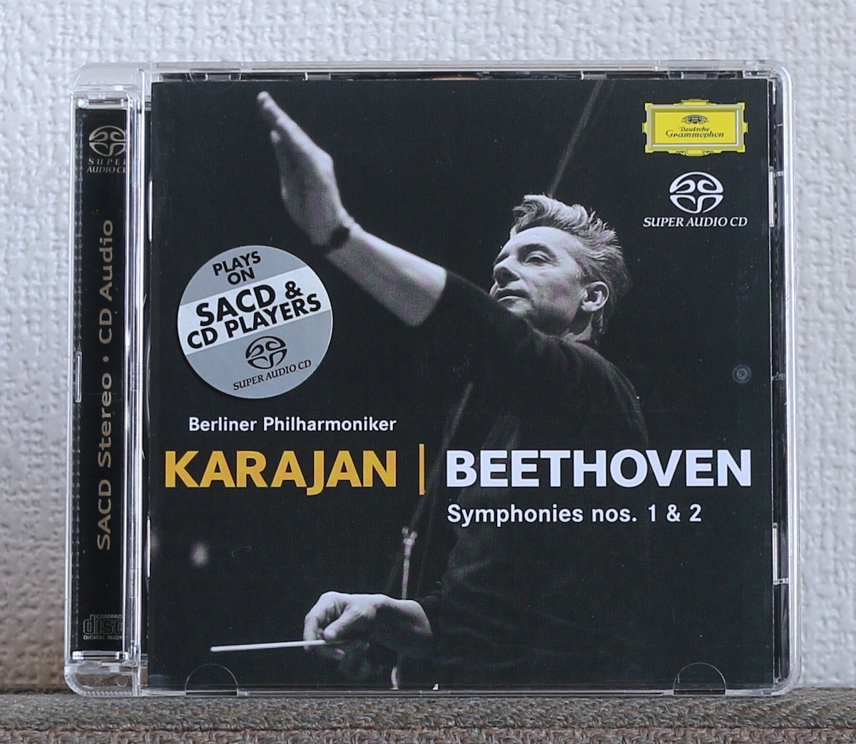 品薄/欧州製/高音質CD/SACD/カラヤン/ベートーヴェン/交響曲第1番/第2番/ベルリン・フィル/Karajan/Beethoven/Symphony No. 1/No. 2/BPO/DG拍卖
