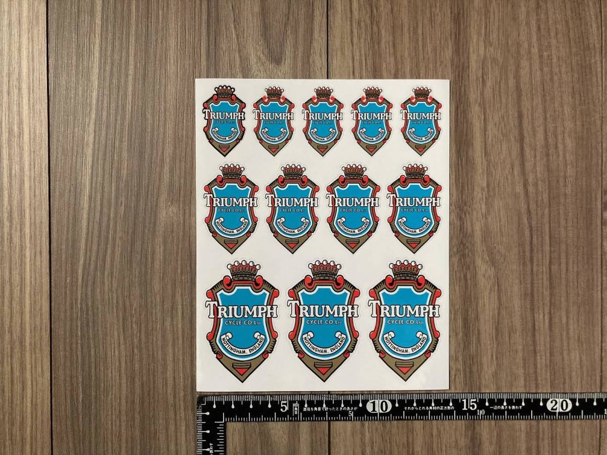 送料無料 TRIUMPH Motorcycles Decal Sticker トライアンフ ステッカー シール デカール セット拍卖