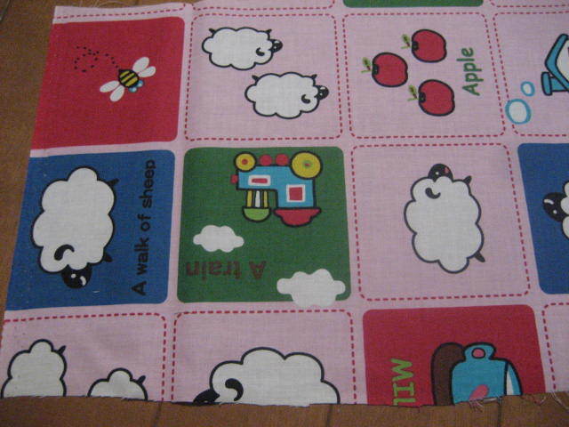 ▲ピンク地 パネル カントリー POP柄 羊 ジャム 時計 花 拍卖