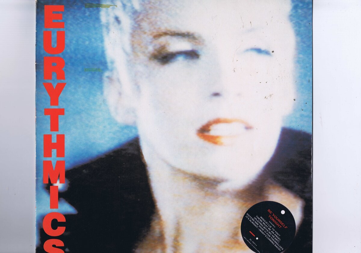 盤質良好 ドイツ盤 LP Eurythmics / Be Yourself Tonight インサート付き オリジナルインナースリーブ付き 36 075-0拍卖
