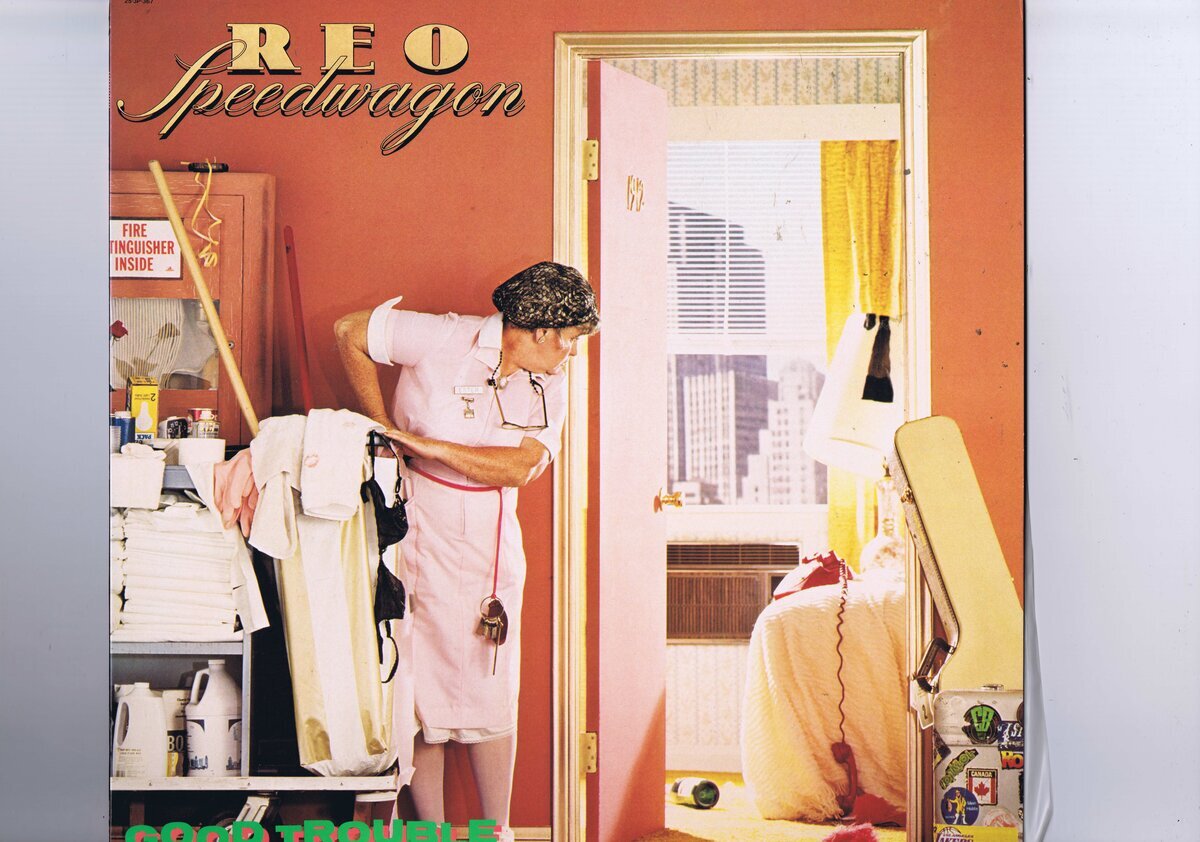 盤質良好 国内盤 LP REO Speedwagon / Good Trouble / グッド・トラブル スピードワゴン インサート付き 253P-367拍卖