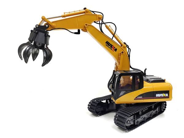 パクパク出来る!フルファンクション RTR 1/14 2.4GHz グラップル パワーショベル ラジコン ▼油圧ブレーカアタッチメント付き▼拍卖