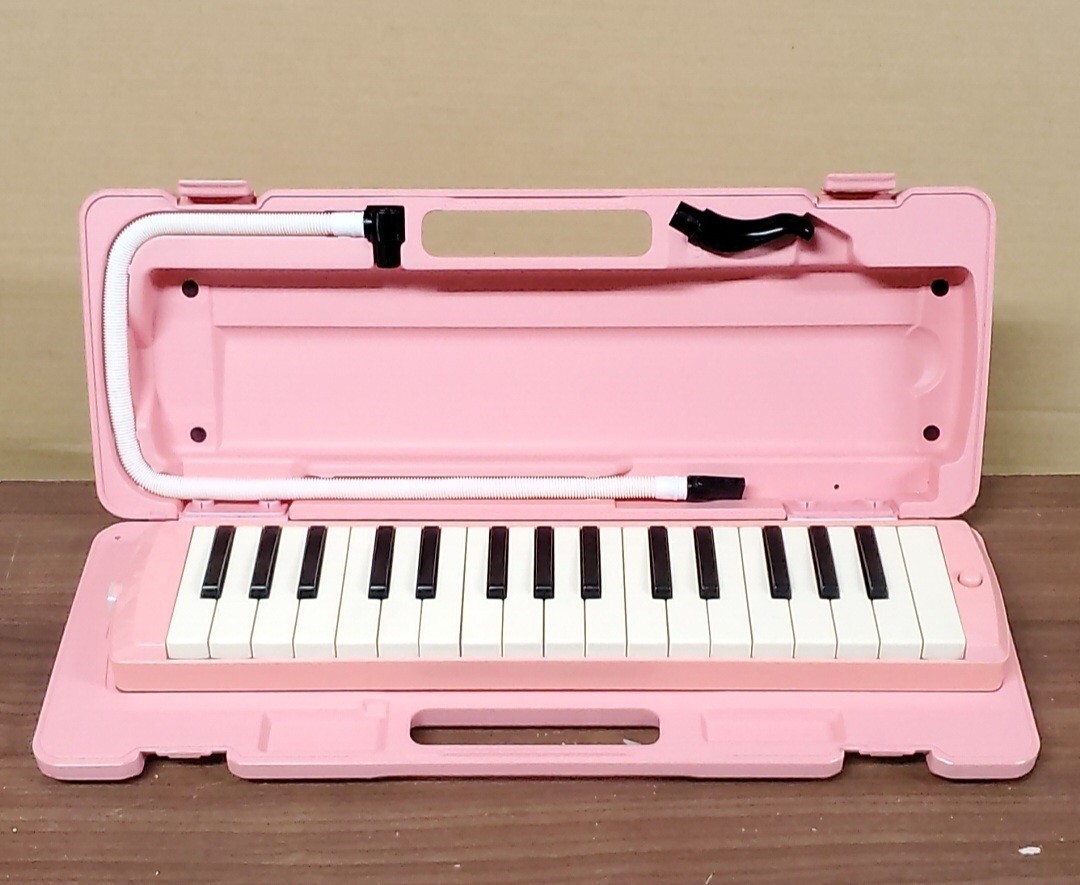 ヤマハ YAMAHA ビアニカ 鍵盤ハーモニカ ピンク拍卖