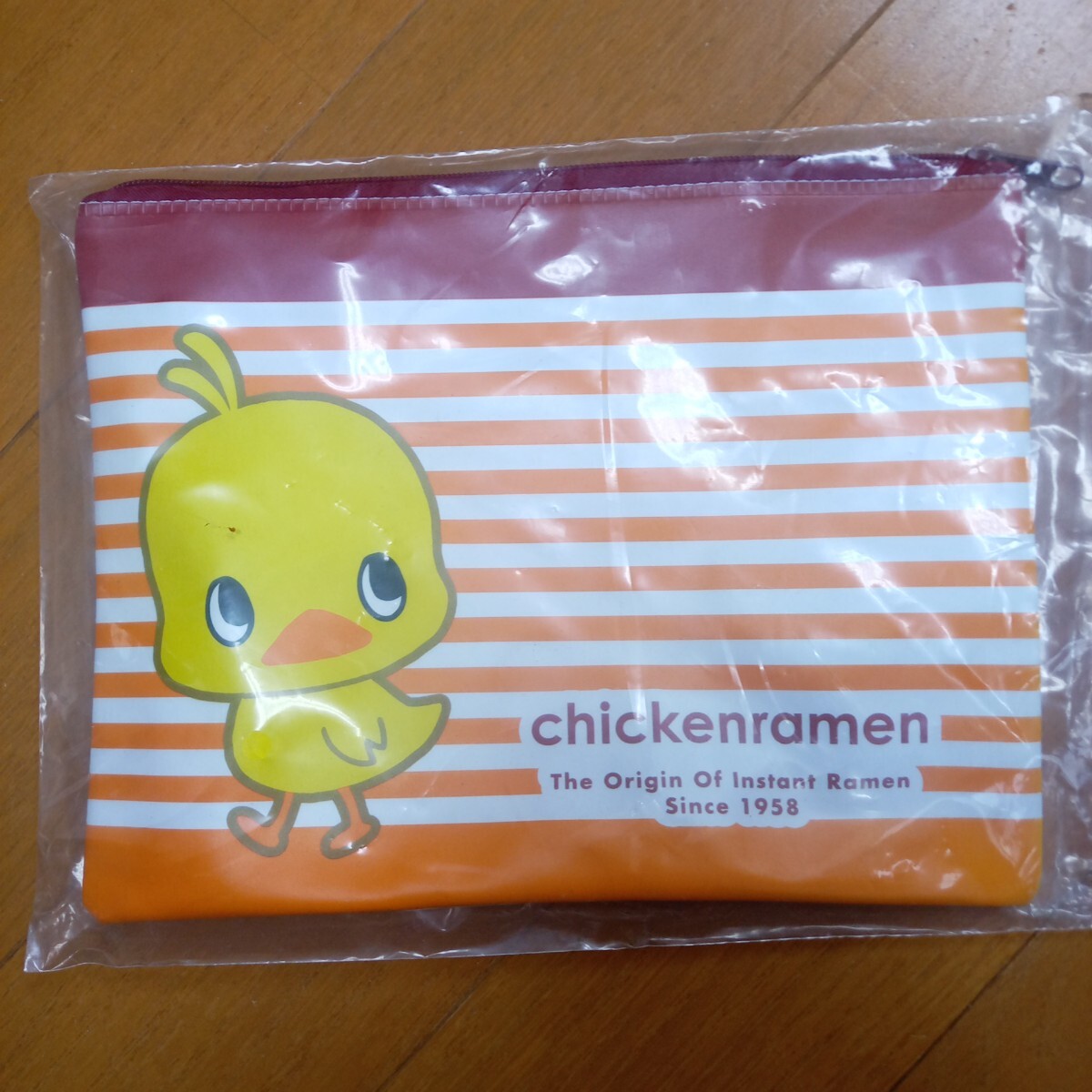 チキンラーメン ポーチ ひよこちゃん セブンイレブン オリジナルクリアポーチ 限定拍卖