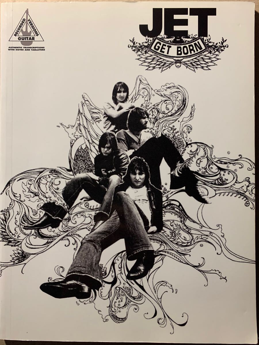 輸入楽譜 ギタースコア JET GET BORN ジェット ゲットボーン GUITAR RECORDED VERSIONS HAL・LEONARD拍卖