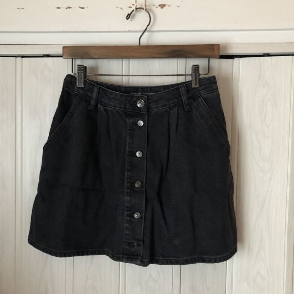 ◆ZARA basic dept/ザラベーシック/黒のデニムミニスカート/XS◆拍卖